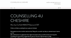 Desktop Screenshot of counselling4ucheshire.co.uk