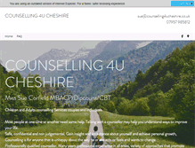 Tablet Screenshot of counselling4ucheshire.co.uk